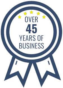 over 45 years of business